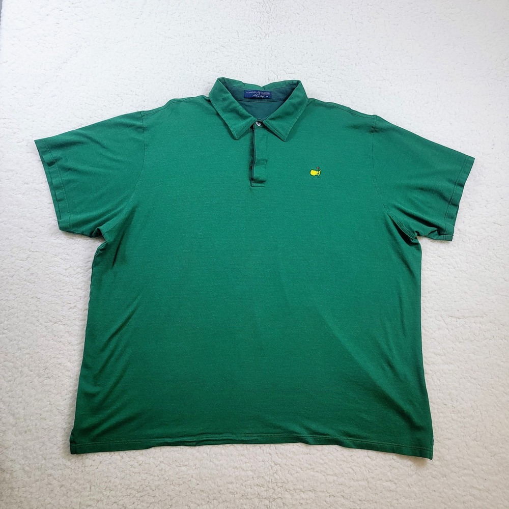 Clubhouse Collection Masters Polo Shirt Mens 3XL Green Italy Cotton CCK1784-02